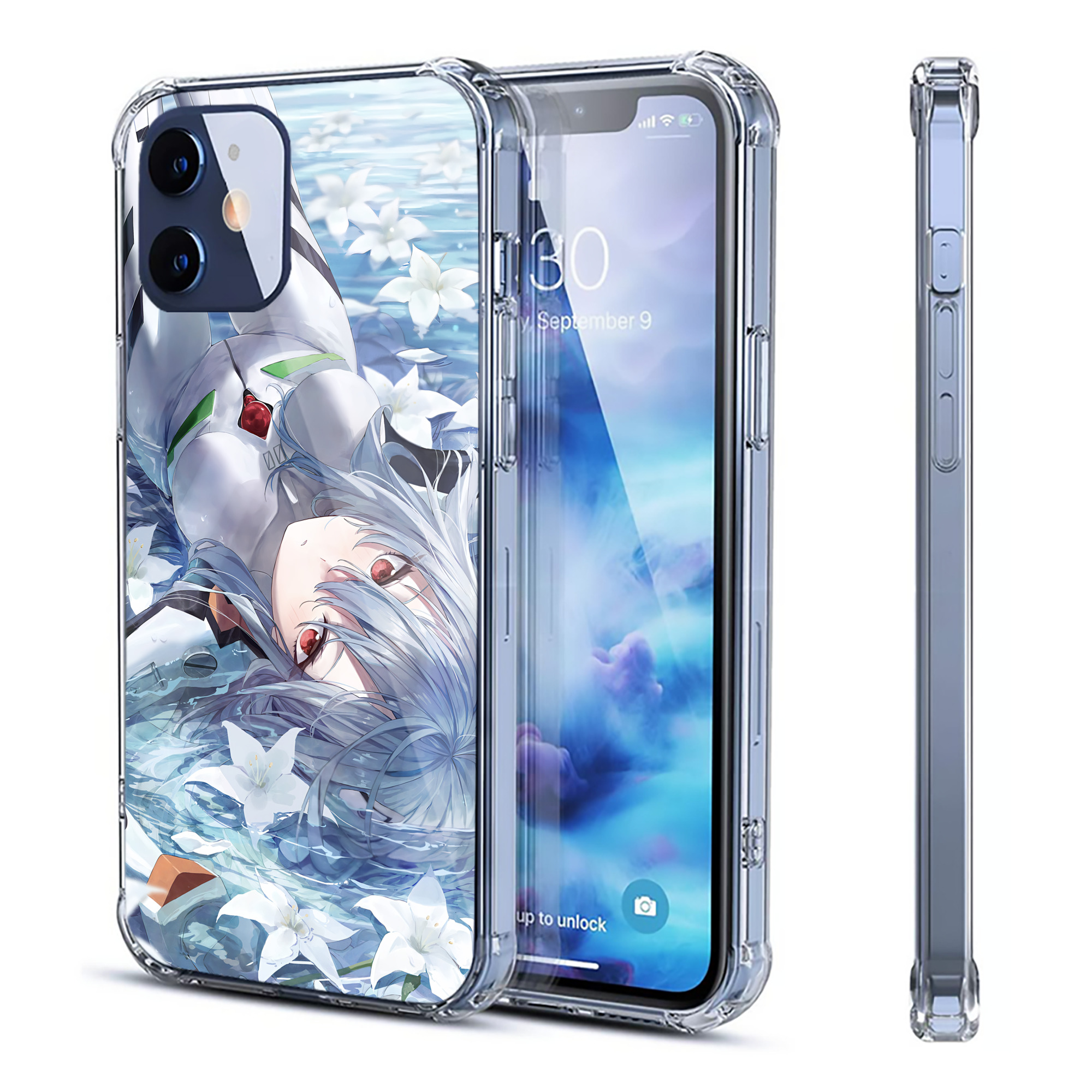 （画像用） EVA 新世紀エヴァンゲリオン 【iPhone 12シリーズ対応】透明スマホケース（クリアソフトケース）